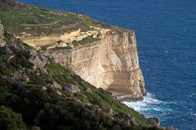 A shot of the cliffs.