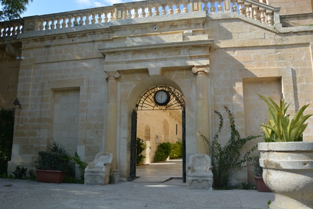 Picture of relevant gate inside San Anton Gardens.